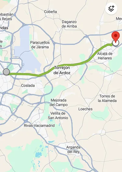 mapa universidad alcalá de henares